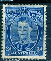 Australia 1937; Sc. # 170; Used Perf. 13 1/2 x 14 Single Stamp