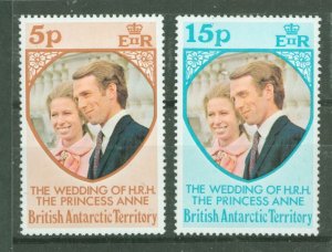 British Antarctic Territory #60-61 Mint (NH) Single (Complete Set)