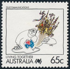 Australia 1988 65c Living Together - Telecommunications SG1129 Fine Used 1