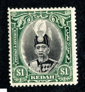 324 BCX  1937 Kedah Sc.#52 M8 cv $4 ( Offers welcome )