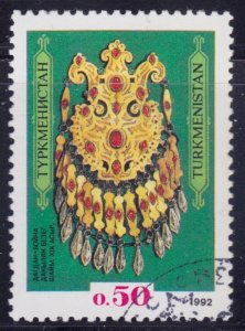 Turkmenistan, 1992, Art Treasure of National Museum, used,++