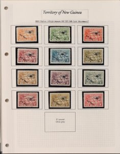 NEW GUINEA 1925-39 collection. SG cat £1340. Nice collection. (95)
