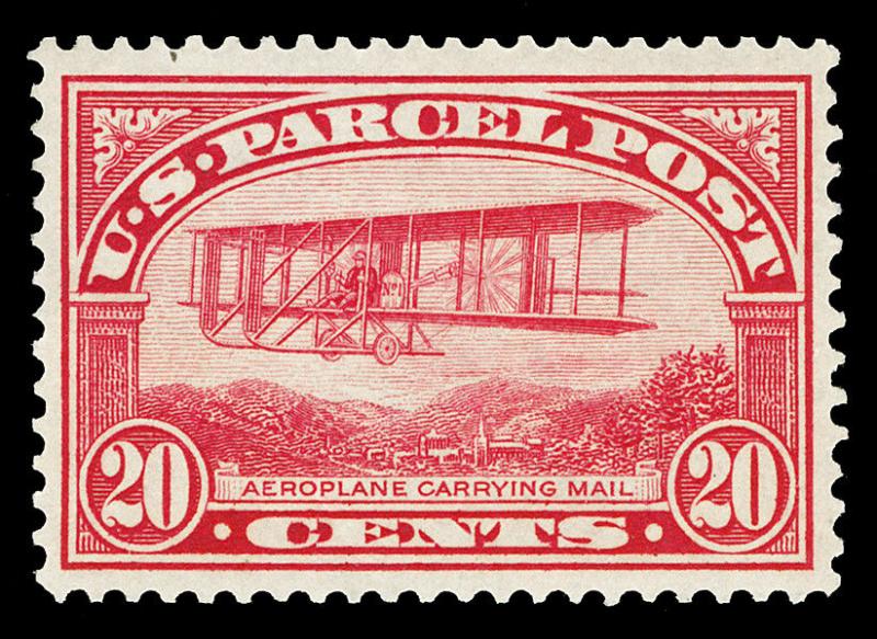 Scott Q8 1913 20c Parcel Post Issue Mint VF OG LH Cat $110