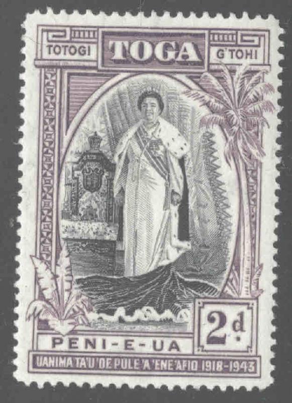 TONGA  Scott 83 MH* 1944 stamp