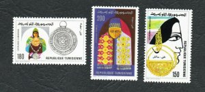 1981- Tunisia - Tunisie- Tunisian Jewellery- Les Bijoux Tunisiens - Set 3v.MNH** 