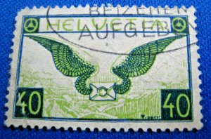 SWITZERLAND 1929-1930  -  SCOTT # C14  -   USED     (Hs26)