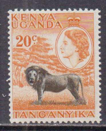 Kenya,Uganda,Tanz.  #107  MNH  (1954)  c.v. $2.00