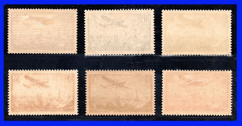 1936 - Francia - Scott n C 08 / C 13 - MNH - FR- 72 - 02