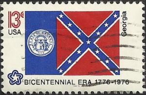 # 1636 USED STATE FLAG GEORGIA