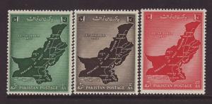 1955 Pakistan  West Pakistan Unity Set Mint