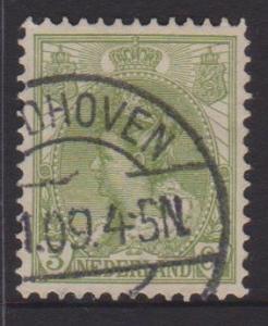 Netherlands Sc#62 Used