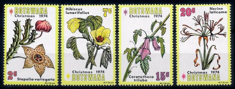 [67041] Botswana 1974 Flora Flowers Blumen Christmas  MNH