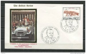 Vatican City 1980 Cover Special cancel Pope John Paul II The Golden Series