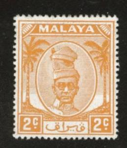 MALAYA Perak Scott 106 MH* stamp from 1950