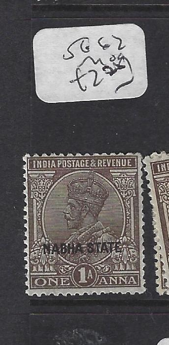 INDIA  NABHA   (P2508B)   KGV   1A   SG 62       MOG