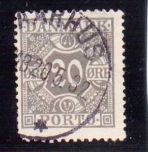 Denmark  Scott#  J18  Used