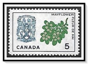 Canada #420 Flowers & Coat of Arms MNH