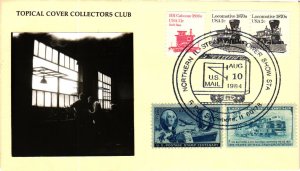 1984 Steam and Power Railroad Event cover – Topical Collectors Club Cachet