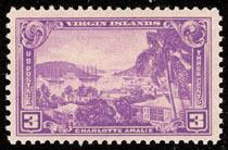 1938 3c Virgin Islands Territory Scott 802 Mint F/VF NH