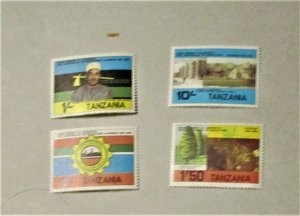Tanzania - 237-40, MNH Set. 20th Anniversary of Revolution. SCV = $3.20