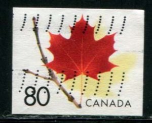 2013 Canada 80c Maple Leaf SA, used