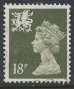 Wales   Machin 18p SG W47 SC# WMMH33 Used see details    