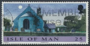 Isle of Man SG 858  Sc# 839  Christmas Churches Used see details & scans