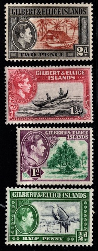 1939 Gilbert & Ellice Islands King George VI SG#- 43-48 Short Set/6 to 3d MNH