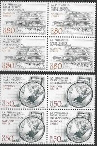 1987 United Nations Geneva Stamp Collecting  SC# 146-147 Mint