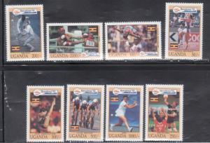 Uganda 1044-51 Summer Olympic Sports Mint NH