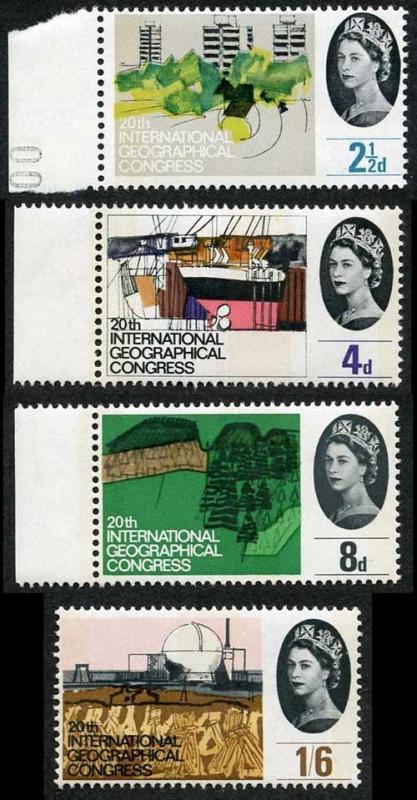 SG651p/4p 1964 Geographical Phosphor Set U/M