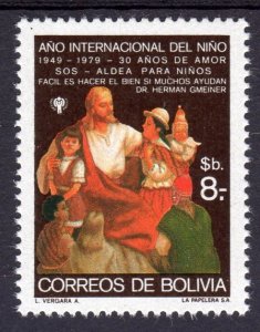 Bolivia 1979 INTERNATIONAL YEAR OF THE CHILD 1 value Perforated Mint (NH)