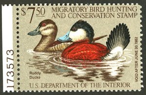 U.S. #RW48 MINT PL# SINGLE OG LH