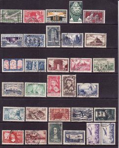 France-Sc198//C12- id13- thirty-one used-1920's//1930's-cat value 5...