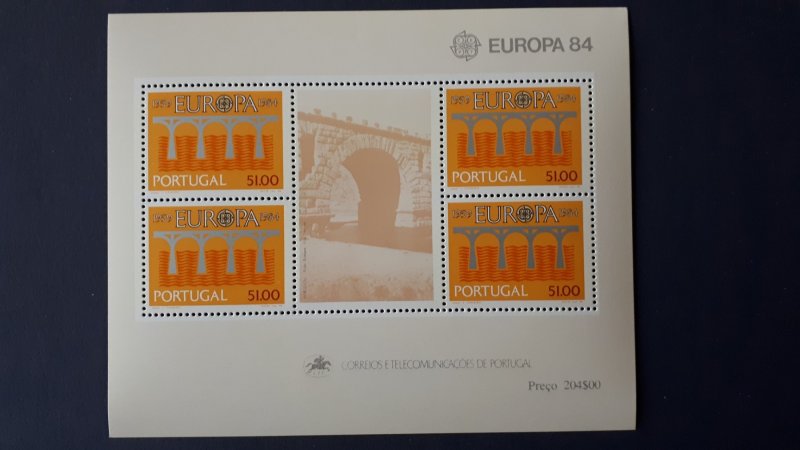 Europa CEPT - Portugal 1984. ** MNH Block