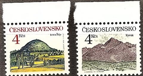 Czechoslovakia 2832-33 MNH 1991 Views