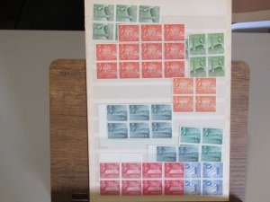 ADEN 1953-63 Mint blocks for various values - 32747