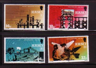 Jersey Sc 540-3 1990 Literacy Year stamps mint NH