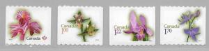 Canada 2357-60 Orchids Coil set MNH