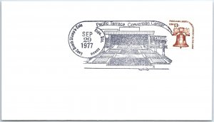 US SPECIAL EVENT COVER LONG BEACH STAMP & COIN PACIFIC TERRACE CONVENTION 1977-D