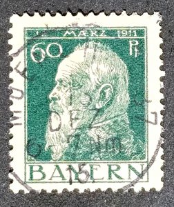 Bavaria #84A Used FVF CV $3.25 ….............. (XRA1)