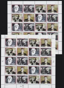 US 3061-3064 32c 2 Pioneers of Communication Mint Stamp Sheet OG NH
