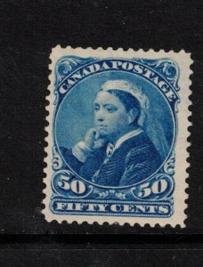 Canada #47i Very fine Mint Full Original Gum Hinged Major Reentry Position 6