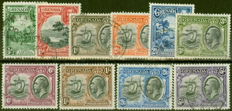 Grenada 1934 set of 10 SG135-144 Fine Used