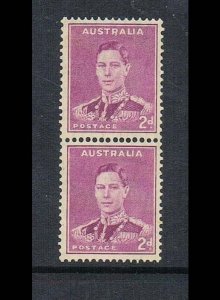 Australia 1941 KGVI Coil stamp SG 184a MNH - scarce
