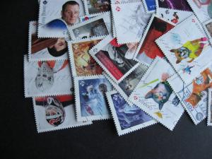 Canada 50 different U 2015 stamps includes Dino tag varieties, mixed condition.