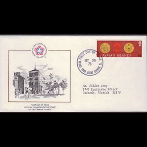 CAYMAN IS. 1976 - FDC-376 US Bicent.