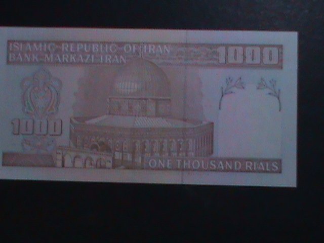 ​IRAN- BANK OF MARKAZI IRAN-1000 RIALS UN CIRCULATED BANK NOTE  XF