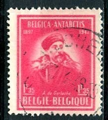 Belgium; 1947: Sc. # 371; Used Single Stamp +