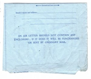 GRENADA QEII Stationery Air Letter SLOGAN GB Kent 1959 {samwells-covers}GU48